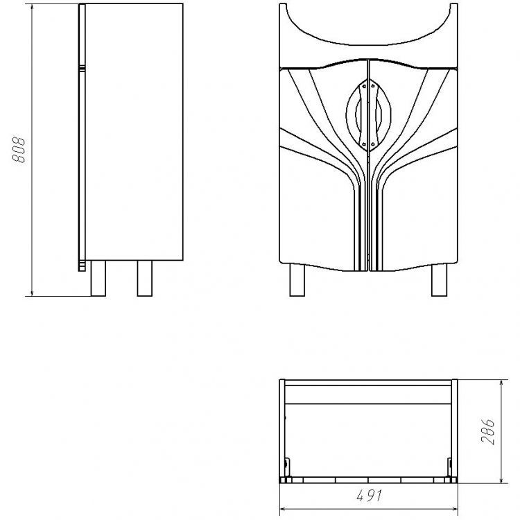 Belvento Fly 55 напольный белый чертеж2.jpg