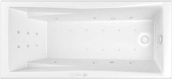 Акриловая ванна Whitecross Palace 180х80 0104.180080.100.ULTRA.WH с гидромассажем