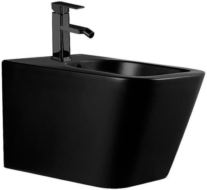 Биде Abber Rechteck AC1250MB подвесное Черное матовое