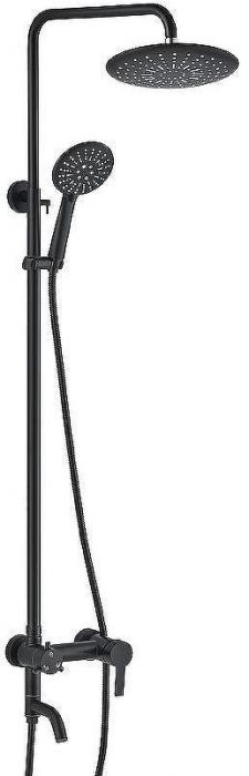 Душевая система WesnaArt Eko EKO05-314Black Черная матовая