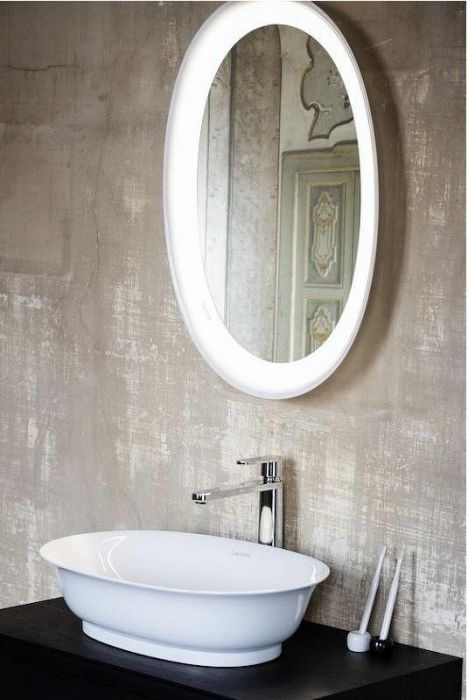 Зеркало Laufen New Classic 50 4.0607.0.085.000.1 с подсветкой Белое