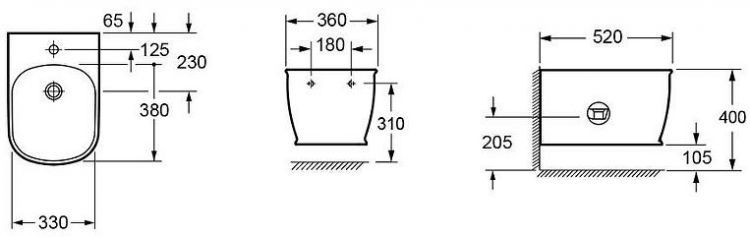 Биде Lavinia Boho Bell Pro 33010050 подвесное цвет Белый Биде Lavinia Boho Bell Pro 33010050 подвесное цвет Белый