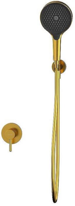 Смеситель для душа Whitecross Y brushed gold YSET02TOPGLB Брашированное золото