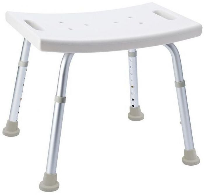 Табурет в ванную Ridder Assistent А00601101 Белый Хром