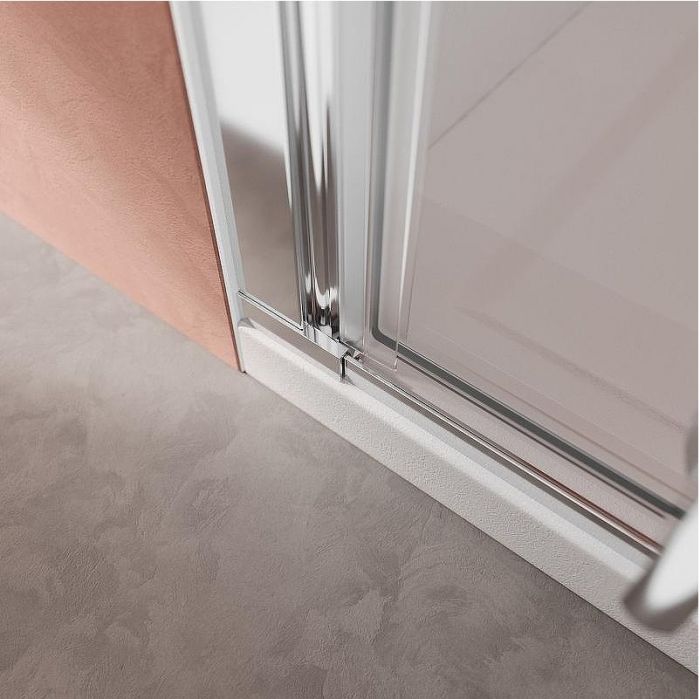 Душевая дверь Cezares Liner 120 L LINER-B-12-120-C-Cr-L профиль Хром стекло прозрачное