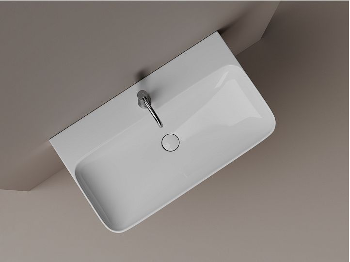 Умывальник CERAMICANOVA AURA с 1 отверстием для смесителя, без перелива CN2006 Умывальник CERAMICANOVA AURA с 1 отверстием для смесителя, без перелива CN2006