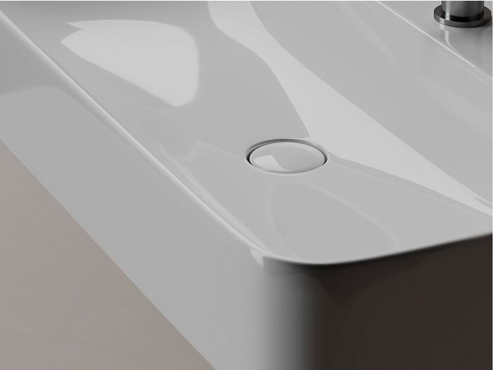 Умывальник CERAMICANOVA AURA с 1 отверстием для смесителя, без перелива CN2006 Умывальник CERAMICANOVA AURA с 1 отверстием для смесителя, без перелива CN2006