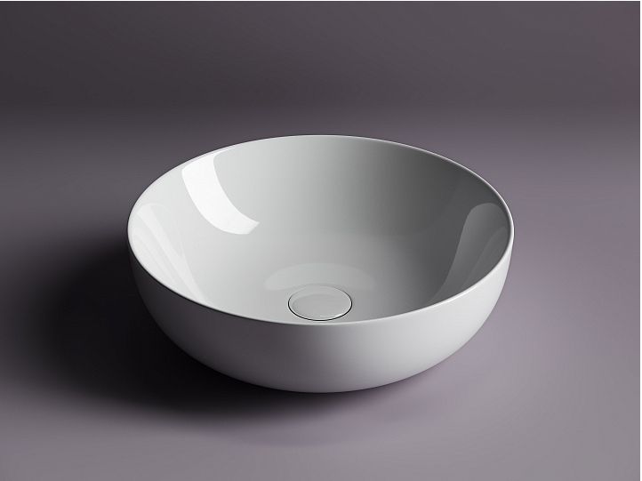 Умывальник CERAMICANOVA Element чаша накладная круглая 420 мм CN5024