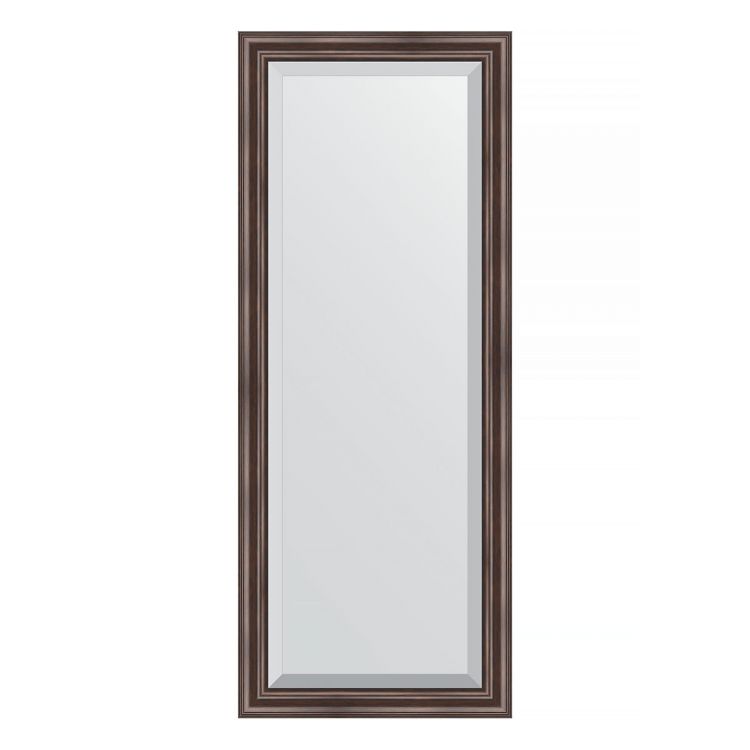 Зеркало EVOFORM  EXCLUSIVE BY 1164 56x141 палисандр 62 мм с фацетом в багетной раме