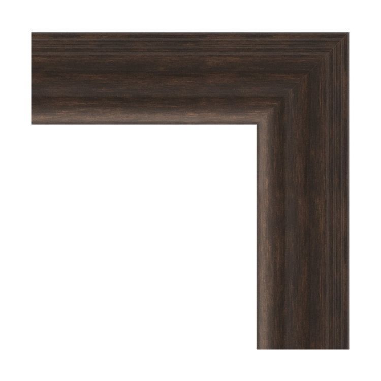 Зеркало EVOFORM  EXCLUSIVE BY 1164 56x141 палисандр 62 мм с фацетом в багетной раме