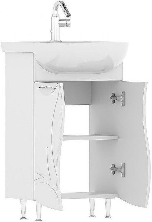 Тумба под раковину Volna Adel 50.2D tnADEL50.2D-01 Белая