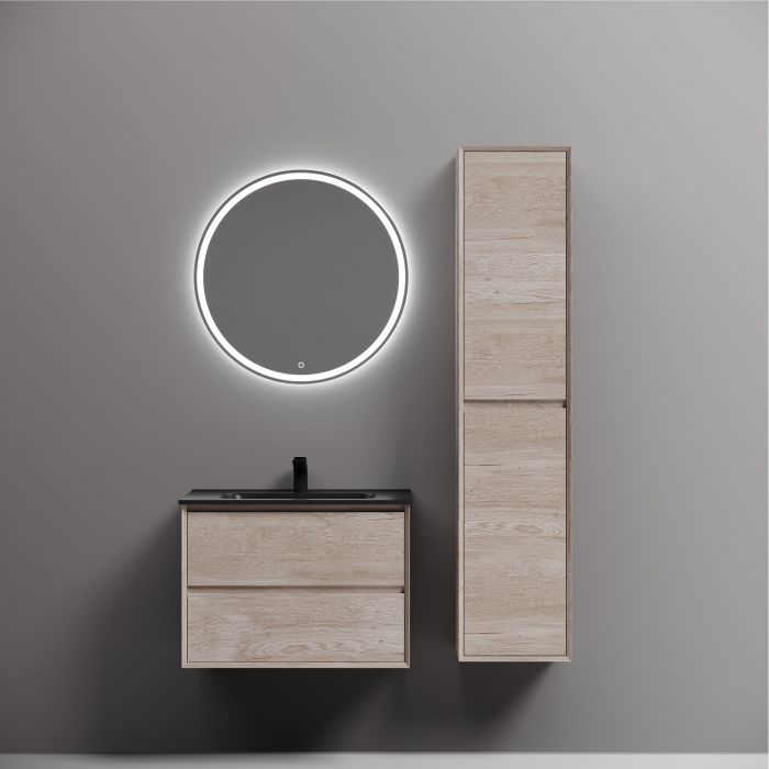 Тумба подвесная SANCOS Marmi 2.0 690х445х520 с двумя ящиками оснащенными доводчиками скрытого монтажа, дуб галифакс натуральный, MR2.070EG