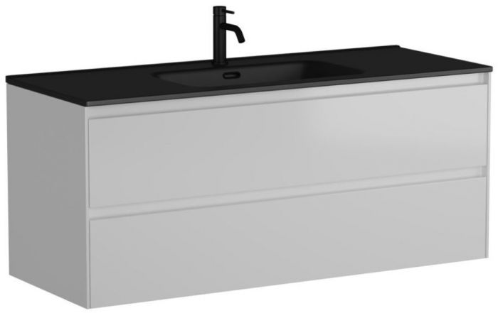 Тумба подвесная SANCOS под раковину Cento, белый глянец 1190х450х500, CN120-1W