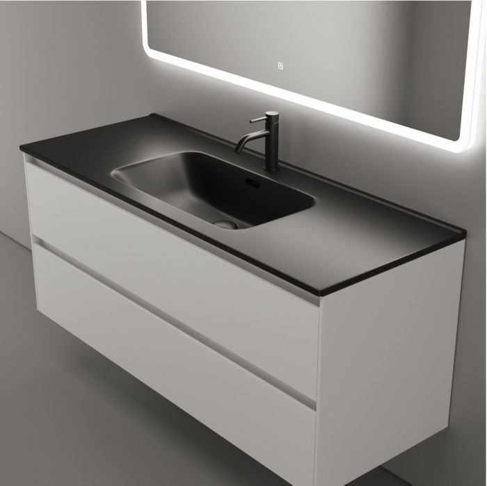 Тумба подвесная SANCOS под раковину Cento, белый глянец 1190х450х500, CN120-1W