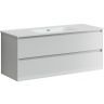 Тумба подвесная SANCOS под раковину Cento, белый глянец 1190х450х500, CN120-1W