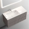 Тумба подвесная SANCOS под раковину Snob T левая, Doha Soft 995х445х500, SNT100LSM