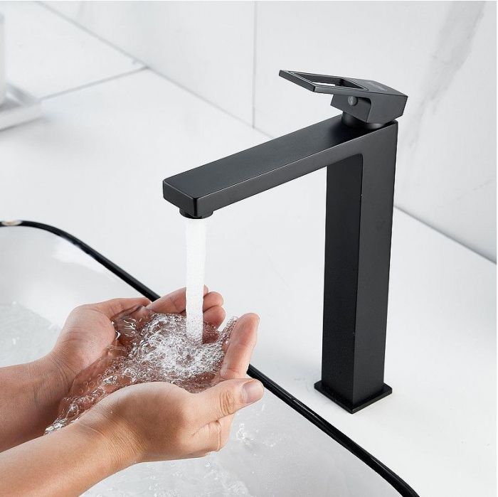 Смеситель для раковины Raffine F1196H цвет Черный