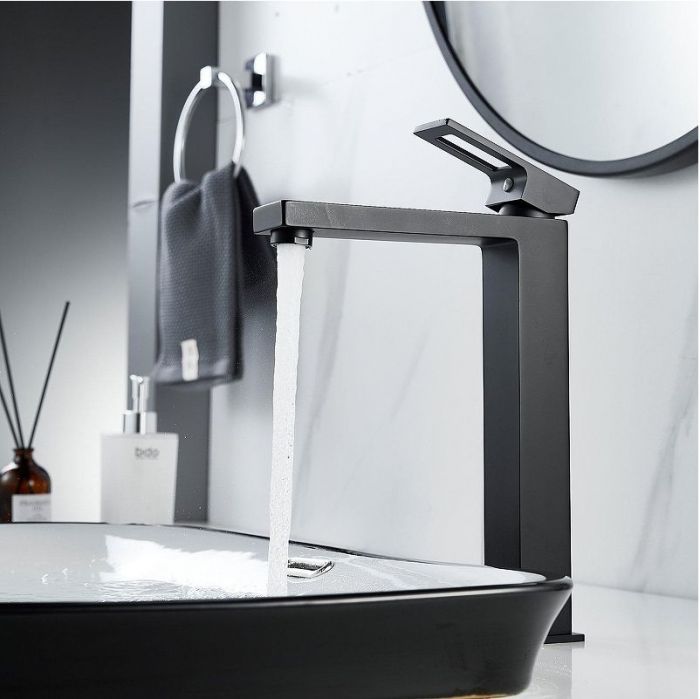 Смеситель для раковины Raffine F1196H цвет Черный