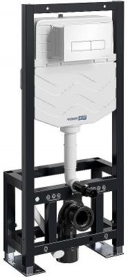 Инсталляция WasserKRAFT Dill 61TLT.010.ME.WH03 для унитаза с Белой клавишей смыва