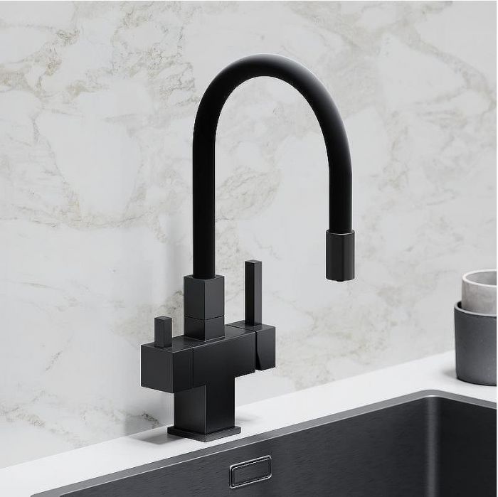 Смеситель для кухни Sancos Arno SC4005MB Черный матовый