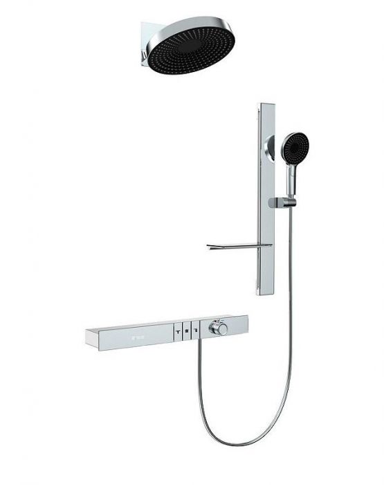 Душевая система Black&White Gravity GH-9025-C 9025C цвет Хром