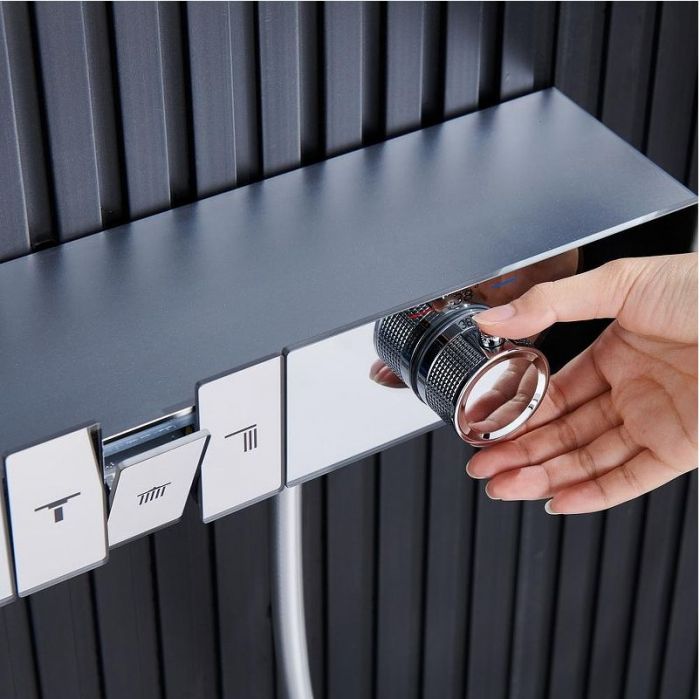 Душевая система Black&White Gravity GH-9025-C 9025C цвет Хром