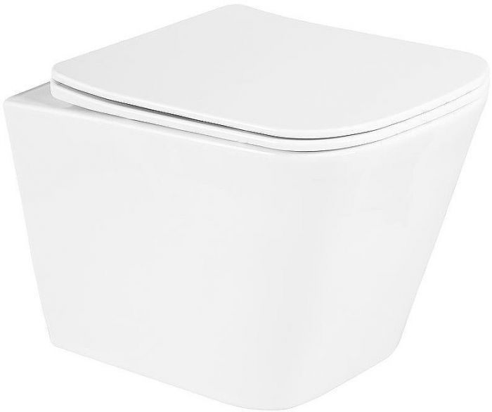 Комплект унитаза с инсталляцией BelBagno Due BB3103CHR/SC/BB002-80/BB014-SR-BIANCO с сиденьем Микролифт и Белой клавишей смыва