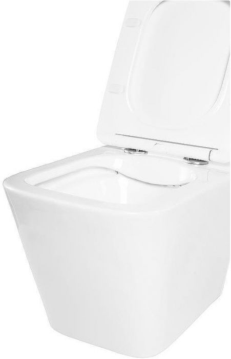 Комплект унитаза с инсталляцией BelBagno Due BB3103CHR/SC/BB002-80/BB014-SR-BIANCO с сиденьем Микролифт и Белой клавишей смыва