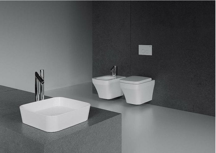 Унитаз биде Creavit Solo SO321-00CB00E-0000 подвесной Белый без сиденья