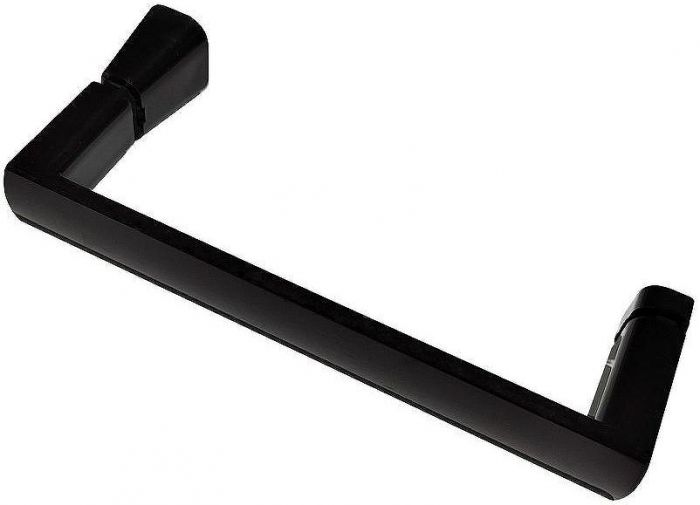 Душевой уголок Abber Schwarzer Diamant 140x50 AG30140B5-S50B5 профиль Черный стекло прозрачное