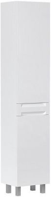 Шкаф пенал Equil Corner 40 pnCRNR40.KZ-06 с бельевой корзиной цвет Белый