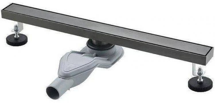 Душевой лоток Grocenberg 70 T700BG с решеткой Графит / под плитку