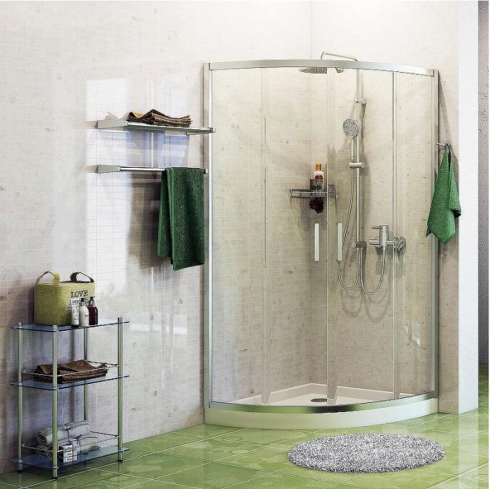 Душевой уголок WasserKRAFT Main 90х90 41S01 профиль Хром стекло прозрачное