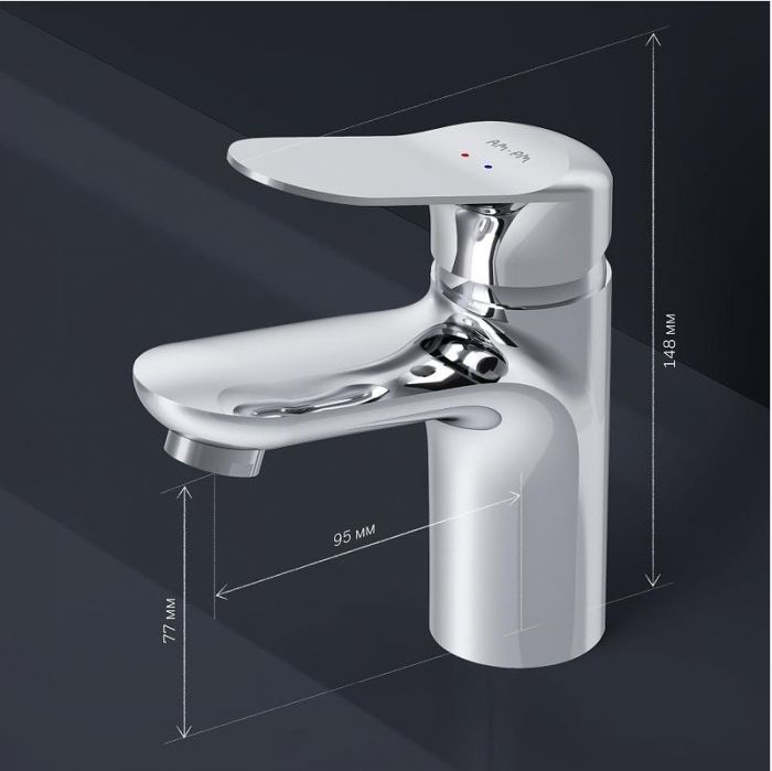 Смеситель для раковины AM.PM Sunny F85C02100 Хром