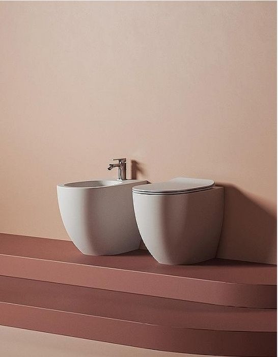 Унитаз Artceram File 2.0 FLV005 17 00 приставной Nero matt без сиденья