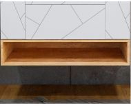 Ниша для тумбы Бриклаер Кристалл 100 4627125415869 Дуб Бунратти