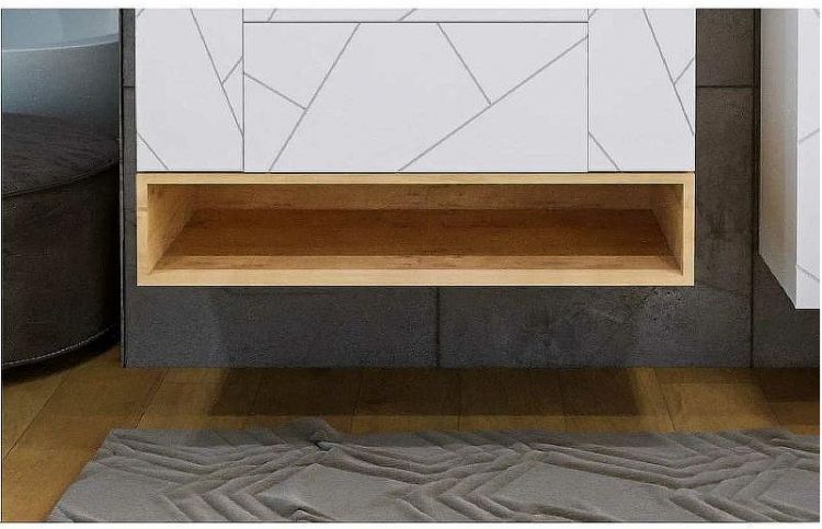 Ниша для тумбы Бриклаер Кристалл 100 4627125415869 Дуб Бунратти