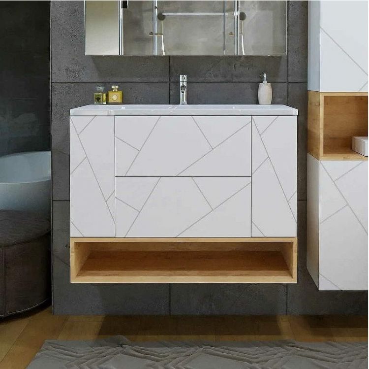 Ниша для тумбы Бриклаер Кристалл 100 4627125415869 Дуб Бунратти