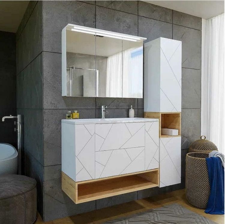 Ниша для тумбы Бриклаер Кристалл 100 4627125415869 Дуб Бунратти