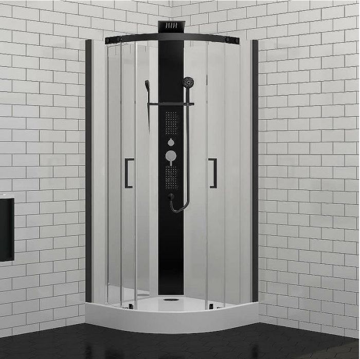 Душевая кабина Black&White Galaxy G8701 90x90 8701900 с гидромассажем