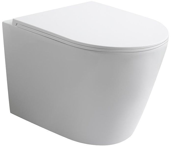 Унитаз Veconi Ando VAN-48T подвесной цвет Белый глянцевый с сиденьем Микролифт Унитаз Veconi Ando VAN-48T подвесной цвет Белый глянцевый с сиденьем Микролифт
