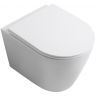 Унитаз Veconi Ando VAN-48T подвесной цвет Белый глянцевый с сиденьем Микролифт Унитаз Veconi Ando VAN-48T подвесной цвет Белый глянцевый с сиденьем Микролифт
