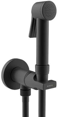 Гигиенический душ со смесителем Bossini Paloma Apice E34002B.073 Черный матовый