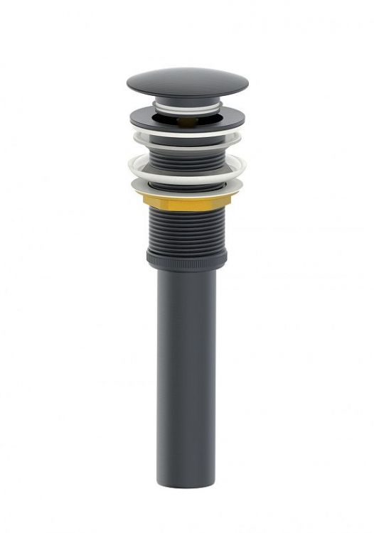 Донный клапан Wonzon & Woghand WW-88SS04-BGM click-clack цвет Темный графит Донный клапан Wonzon & Woghand WW-88SS04-BGM click-clack цвет Темный графит