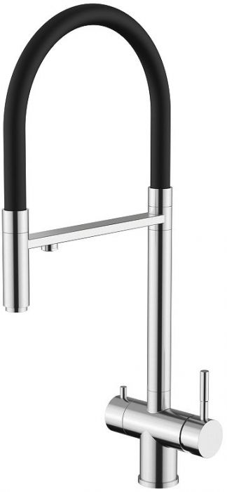 Смеситель для кухни Knotlor Infinity SS-16 цвет Матовая сталь