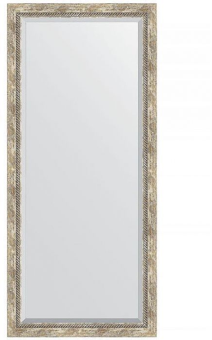 Зеркало Evoform Exclusive 163х73 BY 3589 с фацетом в багетной раме - Прованс с плетением 70