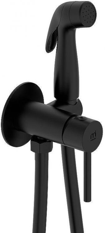 Гигиенический душ со смесителем Milardo Tidy 001BLR0M08 Черный матовый Гигиенический душ со смесителем Milardo Tidy 001BLR0M08 Черный матовый