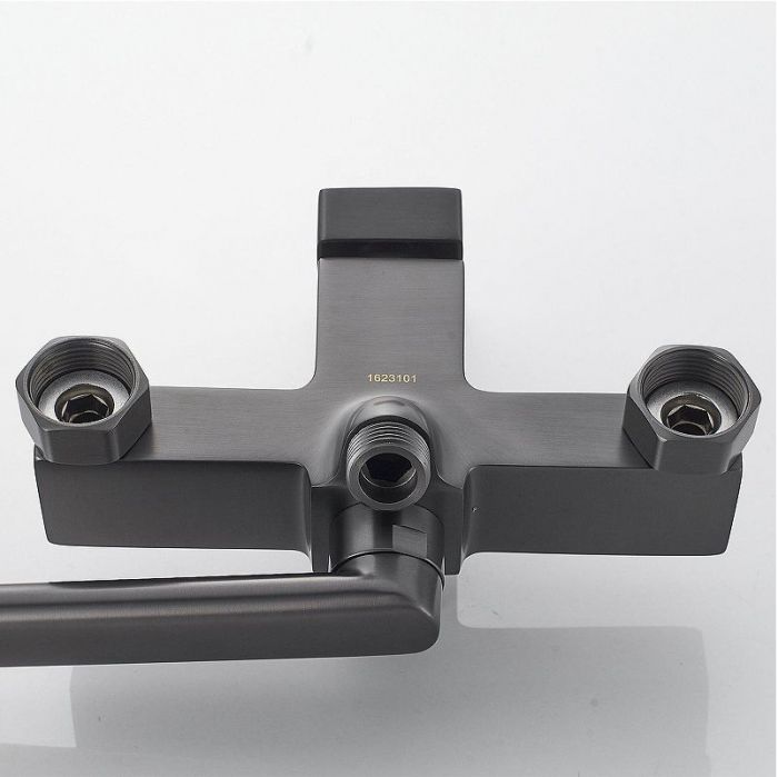 Смеситель для ванны Raffine F2296T универсальный цвет Оружейная сталь