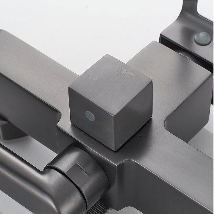 Смеситель для ванны Raffine F2296T универсальный цвет Оружейная сталь