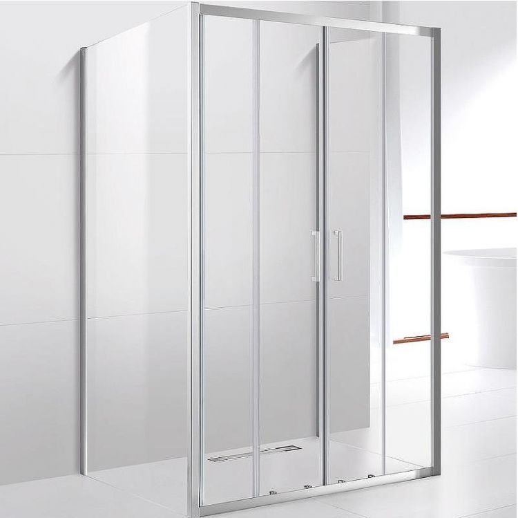 Душевой уголок Cezares Molveno 170x90 MOLVENO-AH-22-170/90-C-Cr-IV профиль Хром стекло прозрачное